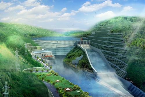 中和镇老挝南塔河1号水电站项目